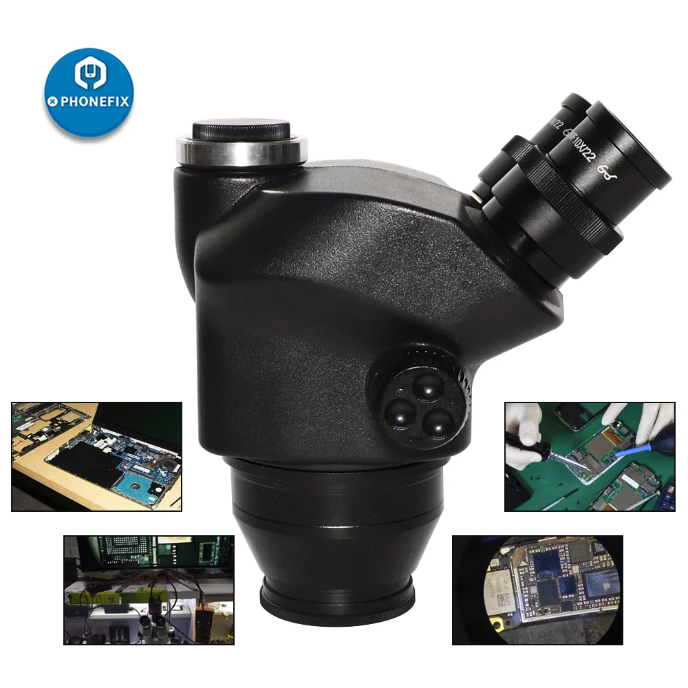 2020 Black 3.5X-90X 7X-45X Tri - Trinocular Stereo Microscope 7X-45X 评论和价格