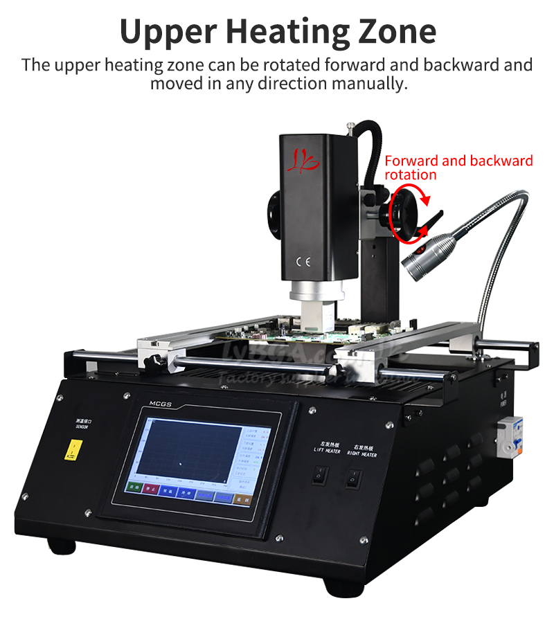 LY R5800 3 Zones Hot-Air BGA R - Infrared Bga Rework Station 评论和价格