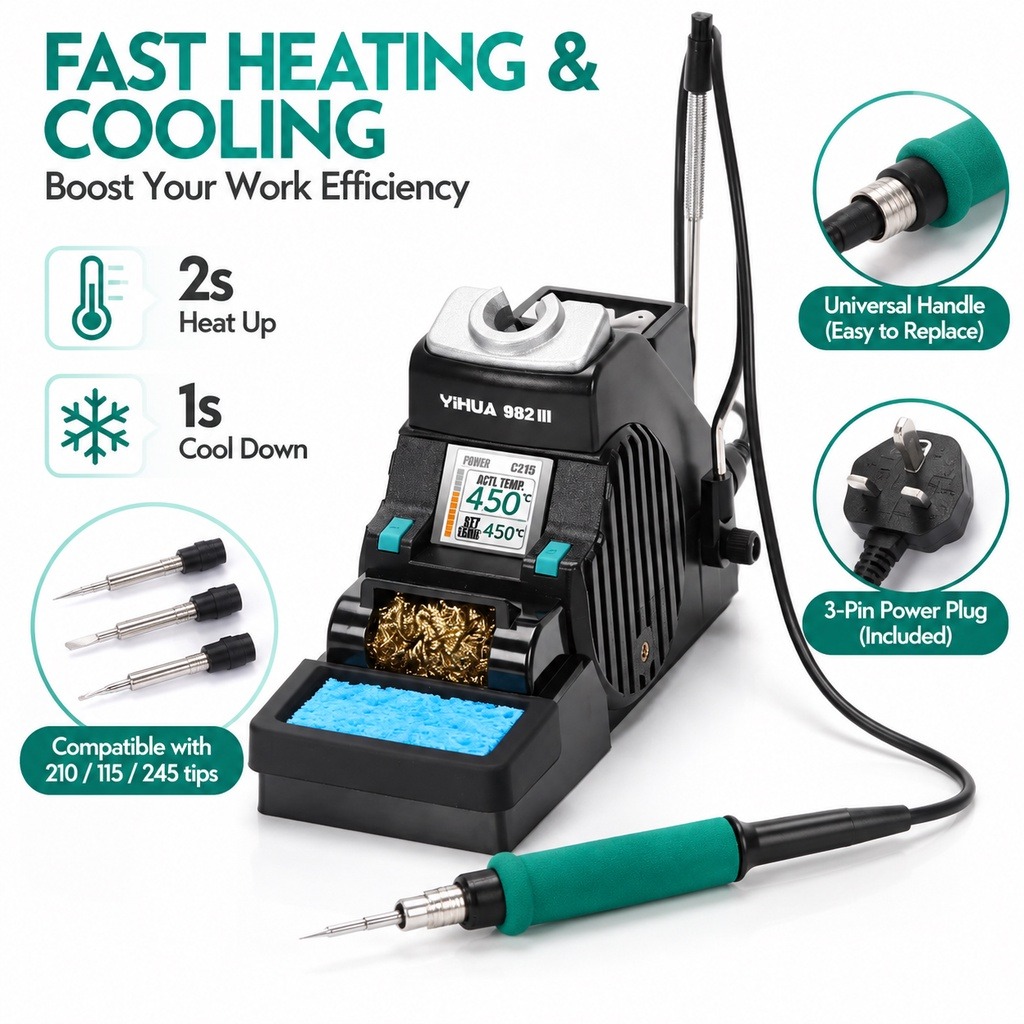 YIHUA 982-III C210 Soldering I - C210 Precision Soldering Station 评论和价格