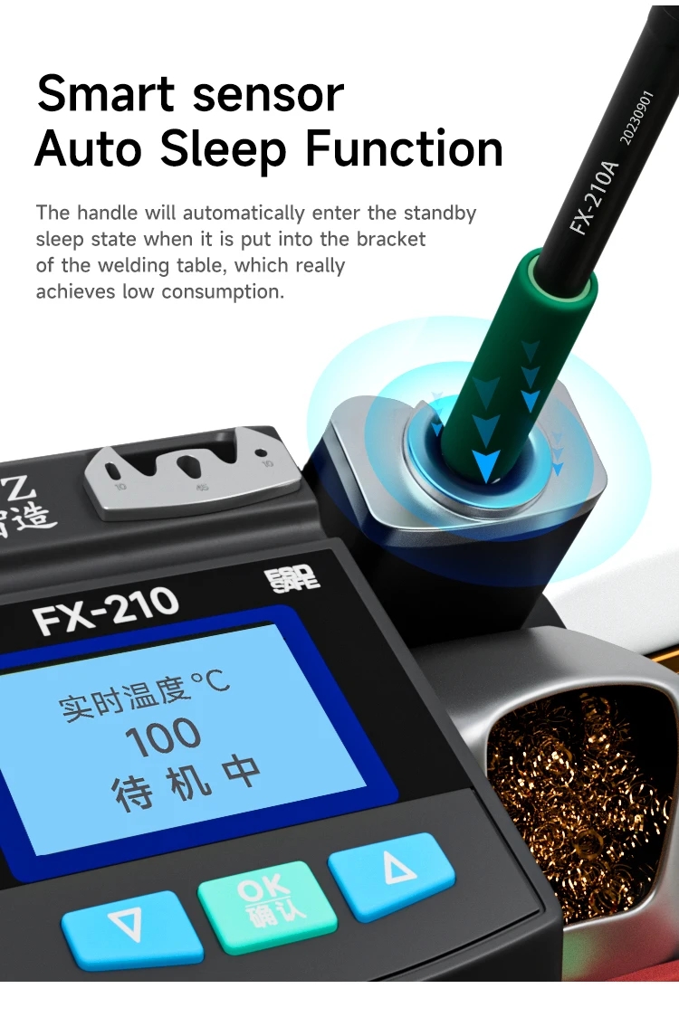 XZZ FX-210 Super Precision Sol - C210 Precision Soldering Station 评论和价格